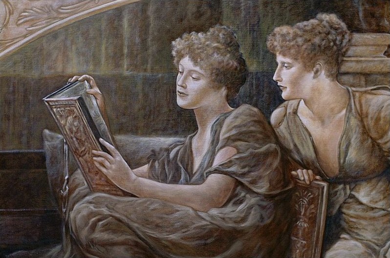 Een detail dichterbij schilderij op maat